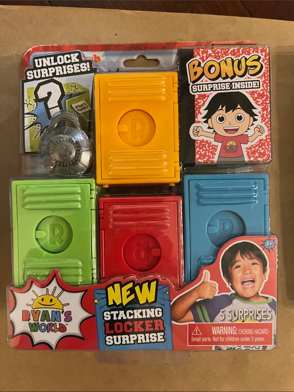 Stacking Locker Surprise - Yellow, Green, Red, Blue, Orange